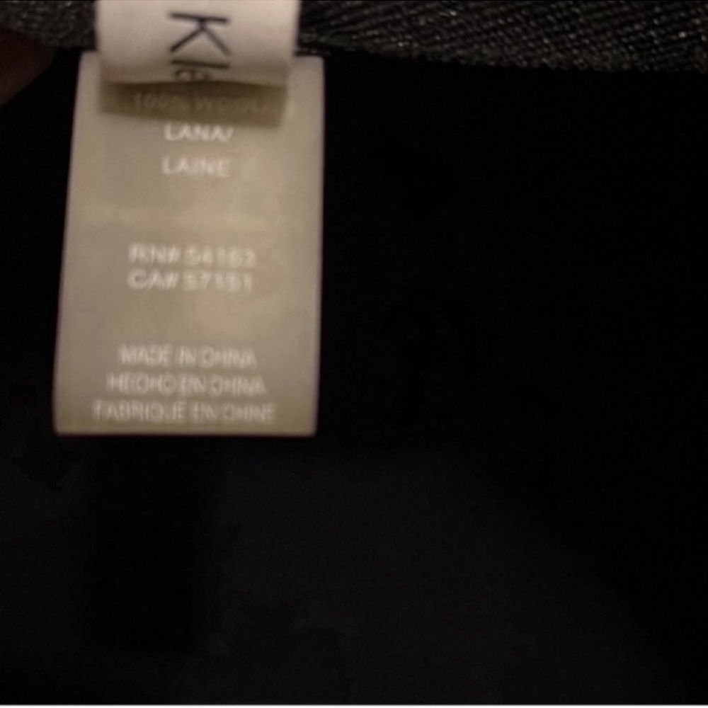 Calvin Klein Wool Floppy hat with Silver Chain - Picture 4 of 4